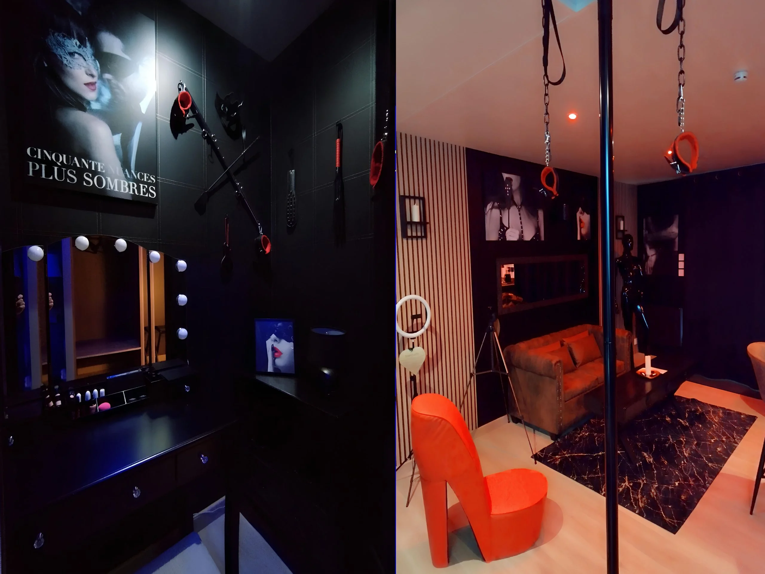Love-Room, Gîte 4 étoiles, 50 Nuances Romantiques