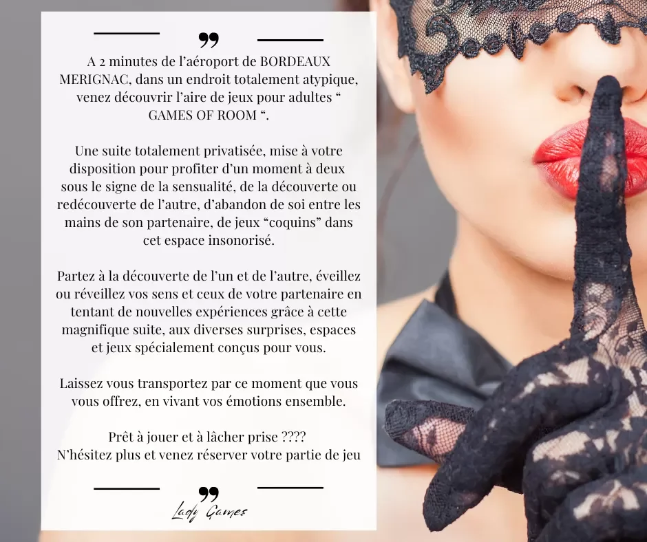 GAMES OF ROOM 'L'aire de jeux pour adultes'