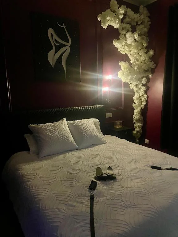 Suite romantique avec balnéo et jeux coquins – escapade sensuelle