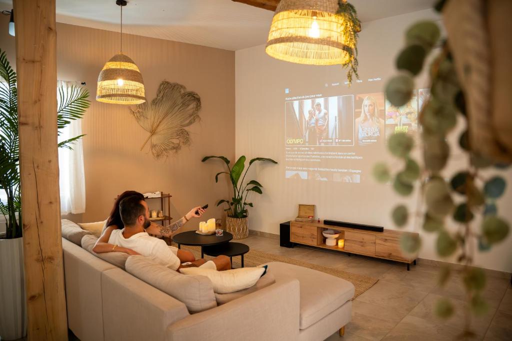 La Villa Lova - Suite romantique avec jacuzzi privatif