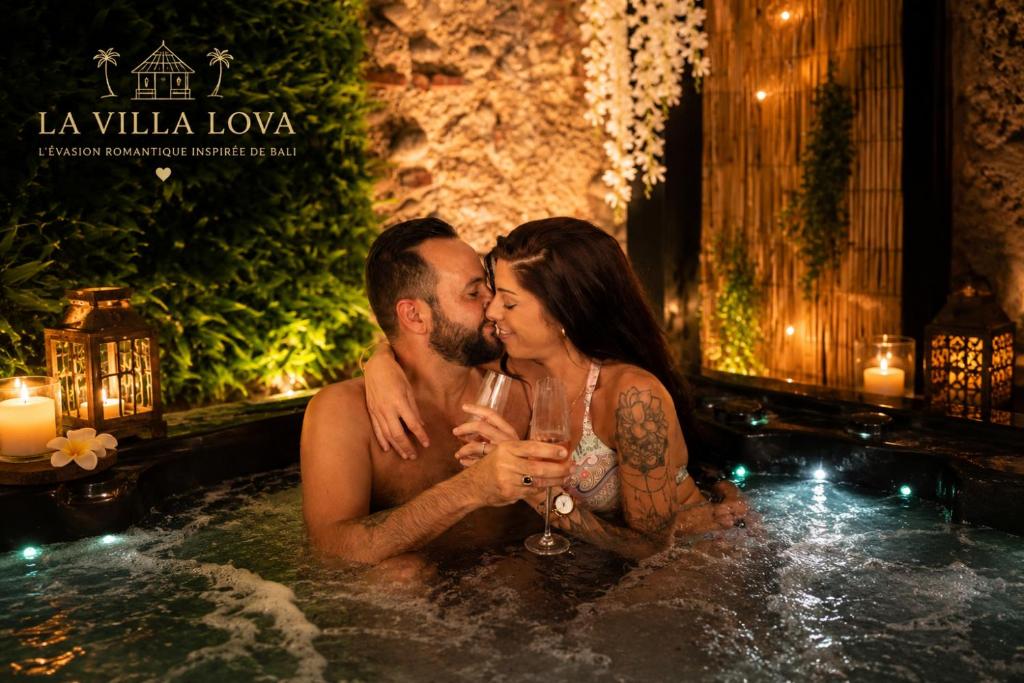 La Villa Lova - Suite romantique avec jacuzzi privatif